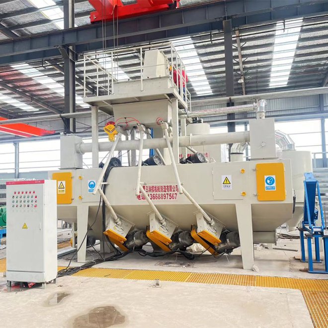 SS6912 Steel strip shot blasting machine