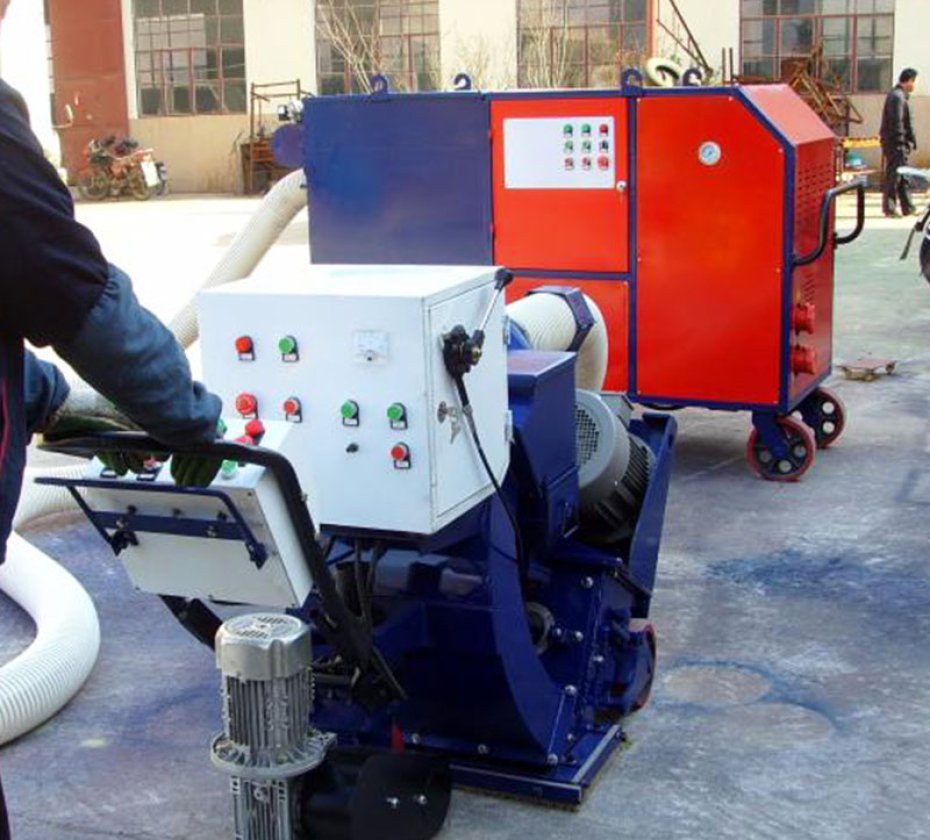 intergrated sheet plate shot blast machine 