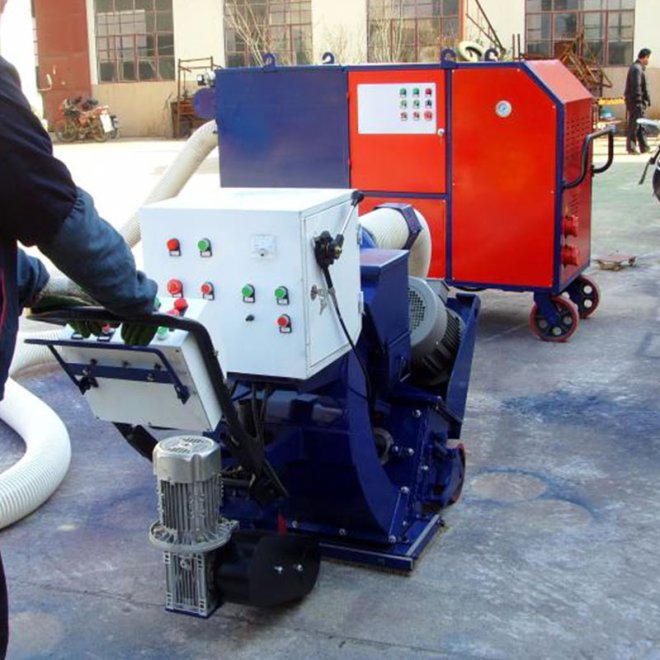 RQ550( Split type machine (include :main shot blasting machine and dust collector)