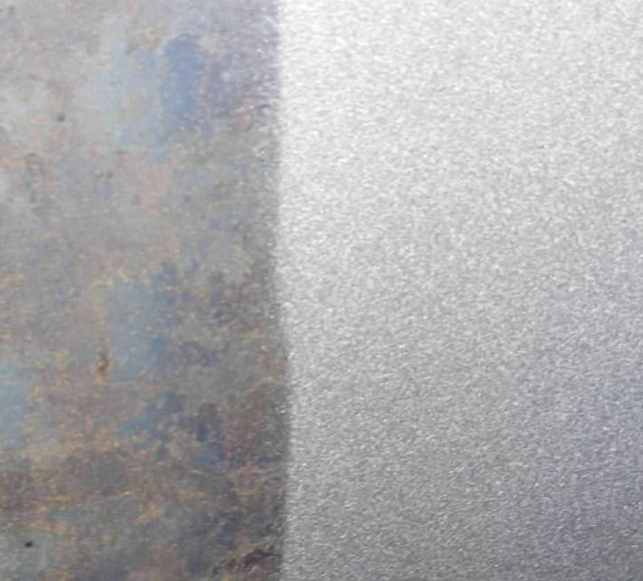 Wind tower wall shot blasting machine