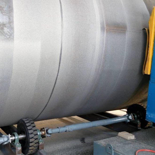 RQ2000 Wind tower wall shot blasting machine