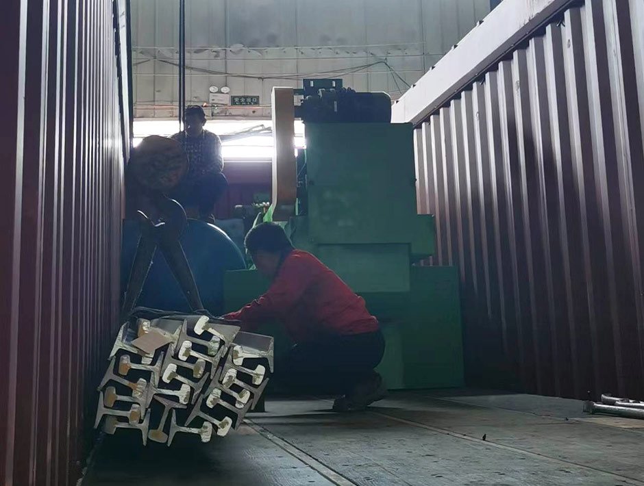 Client in Philippines ordered the wind tower out wall shot blasting machine